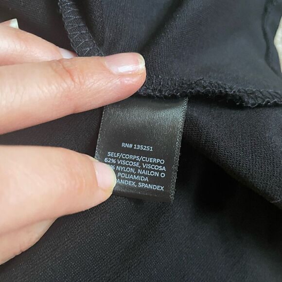 Fraiche By J Tulip Hemp Ponte Sheath Dress Black Size S - Picture 4 of 11